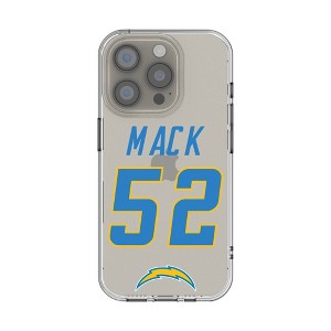 NFL Los Angeles Chargers Players Game Tactic Clear Cell Phone Case for Apple iPhone - 1 of 4