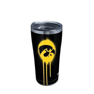 NCAA Iowa Hawkeyes 20oz Graffiti Stainless Steel Tumbler