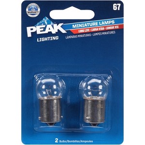 Peak Incandescent Fog/Forward Miniature Automotive Bulb 67 - 1 of 1