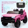 24V Ride on Truck for Kids,2-Seater Licensed Chevrolet Silverado with Parent Remote,3 Speeds, 4×Spring Suspension, Wireless Music & MP3 - 3 of 4