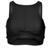 VENUS Womens Knot High-Neck Top  -  S, Black Beauty - 3 of 3