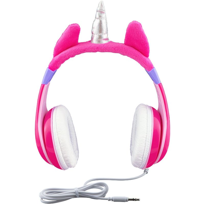 eKids Unicorn Wired Headphones for Kids, Over Ear Headphones for School, Home, or Travel - Pink (KD-140UN.EXV9Z), 3 of 5