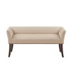 NicBex Accent Nailhead Trim Ottoman Bench with Back & Flared Arms,Upholstered Bedroom Bench Shoe Bench for Living Room,Bedside - 3 of 4