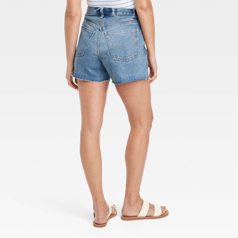 Women's Mid-Rise 90's Baggy Jean Shorts - Universal Thread™, 3 of 11