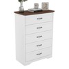 Acekool Dresser , Modern Chest of Drawers, Wide Metal Handle, Bedroom Storage Organizer - 2 of 4