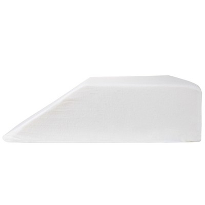 White Memory Foam Maternity Support Wedge Pillow