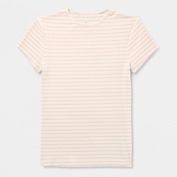 Camiseta acanalada de manga corta para mujer - A New Day™ 4