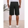 INSPIRE CHIC Men's Multi-Pockets Cotton Casual Camping Fishing Cargo Shorts - 3 of 4