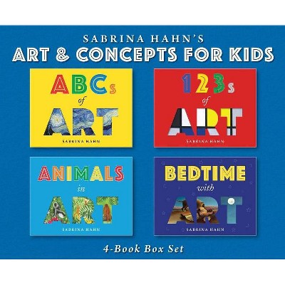 Sabrina Hahn's Art & Concepts for Kids 4-Book Box Set - (Hardcover)