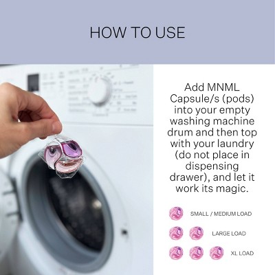 MNML Lavender Dream Capsules Laundry Detergent 45 Pods - 23.8 fl oz: Dermatologist Tested, Sensitive Formula, Paraben-Free
