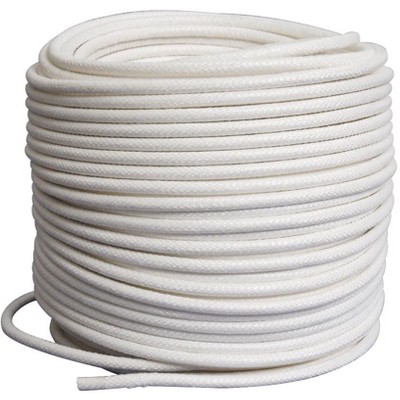 Pepperell Braiding Coiling Cord, 1/4 Inch x 180 Foot Roll, White