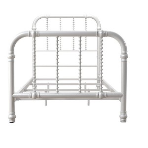 DHP Jenny Lind Metal Bed, White, Twin - 1 of 4