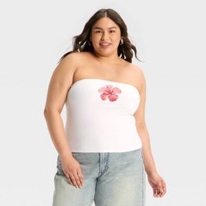 Women's Graphic Tube Top - Wild Fable™ - 1 of 3
