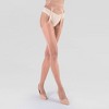 LECHERY Women's Lustrous Silky Shiny Sheer Suspender High-Waisted No Waistband Nylons Pantyhose Tights Stockings (1 Pair) - 4 of 4