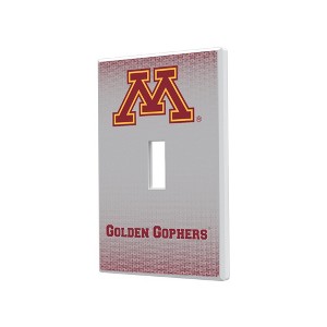 NCAA Big Ten Universities Linen Hidden-Screw Light Switch Plate for Single Toggle - 1 of 4