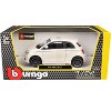 2023 Fiat 500e White 1/24 Diecast Model Car by Bburago - 3 of 3