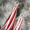 12"H Sullivans Christmas Clear Finial Ornament Set of 2  Christmas Ornament Set - 2 of 2