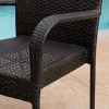 Lambert 9pc Acacia & Wicker Dining Set: Expandable, Weather-Resistant - Christopher Knight Home - 4 of 4