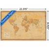 Trends International Antique World Map 2024 Unframed Wall Poster Prints - 3 of 4