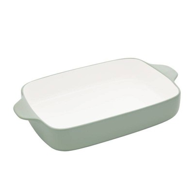 Crock Pot Artisan 4 Quart Rectangular Stoneware Bake Pan In Gradient Teal :  Target