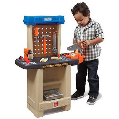 Step2 836800 Plastic Pretend Play Handy Helper's Workbench with Tools and Accessories Recommended for Kids Ages 3 years Old and Up