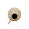Sand Texture Pitcher Vase Tan Metal by Foreside Home & Garden - 4 of 4