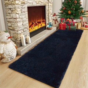 Luxury Shag Area Rugs for Living Room Bedroom Non-Slip Fluffy Soft Shaggy Rug Carpet Indoor Plush 8x10 Rug for Kids Play Room Nursery Home Dorm Decor - 1 of 4