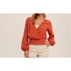 Women's EMBROIDERED TOP - Hem & Thread - 2 of 4