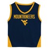 NCAA West Virginia Mountaineers Toddler Boys' Sleeveless Basketball Jersey and Shorts Set - 2 of 3