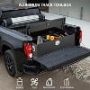 Aluminum Truck Tool Box with sliding shelf. Heavy-duty, waterproof construction. Perfect for securing tools in pickups, RVs, and trailers - 4 of 4