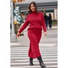 Avenue Women's Plus Size A-Line Midi Sweater Skirt - 3 of 3