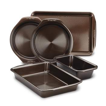 Circulon 5pc Nonstick Bakeware Set Chocolate Brown