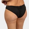 Smart & Sexy Swim Secret Ruffled and Ruched Back Bikini Bottom - 2 of 3