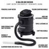 Vacmaster 6 Gallon 120 Volt 960 Watt Portable Heat Resistant Corded Electric Ash Vacuum with Wheels with 8 Amperes Motor, Black - 2 of 4