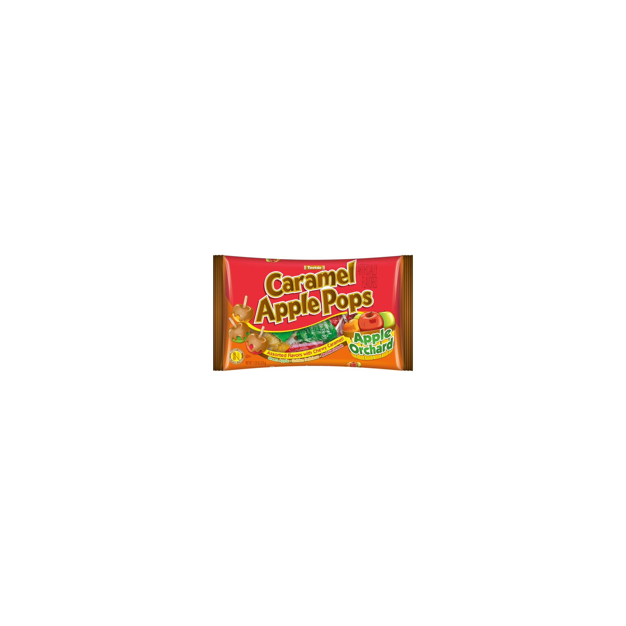 Assorted Flavors with Chewy Caramel Apple Pops