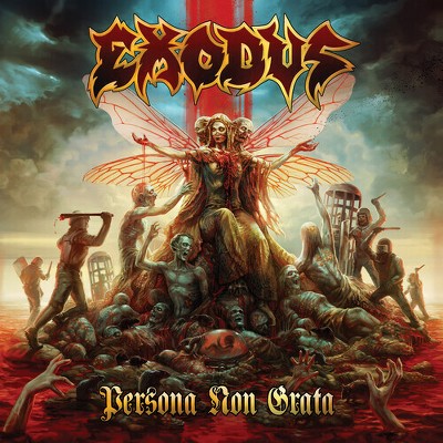 Exodus - Persona Non Grata - Clear Gold Black Turquoise Splatter (Vinyl)