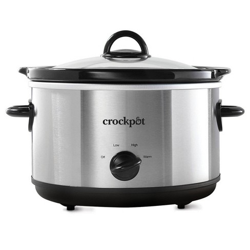 Crock-Pot 4.5qt Manual Slow Cooker - Stainless Steel SCR450-S - image 1 of 3