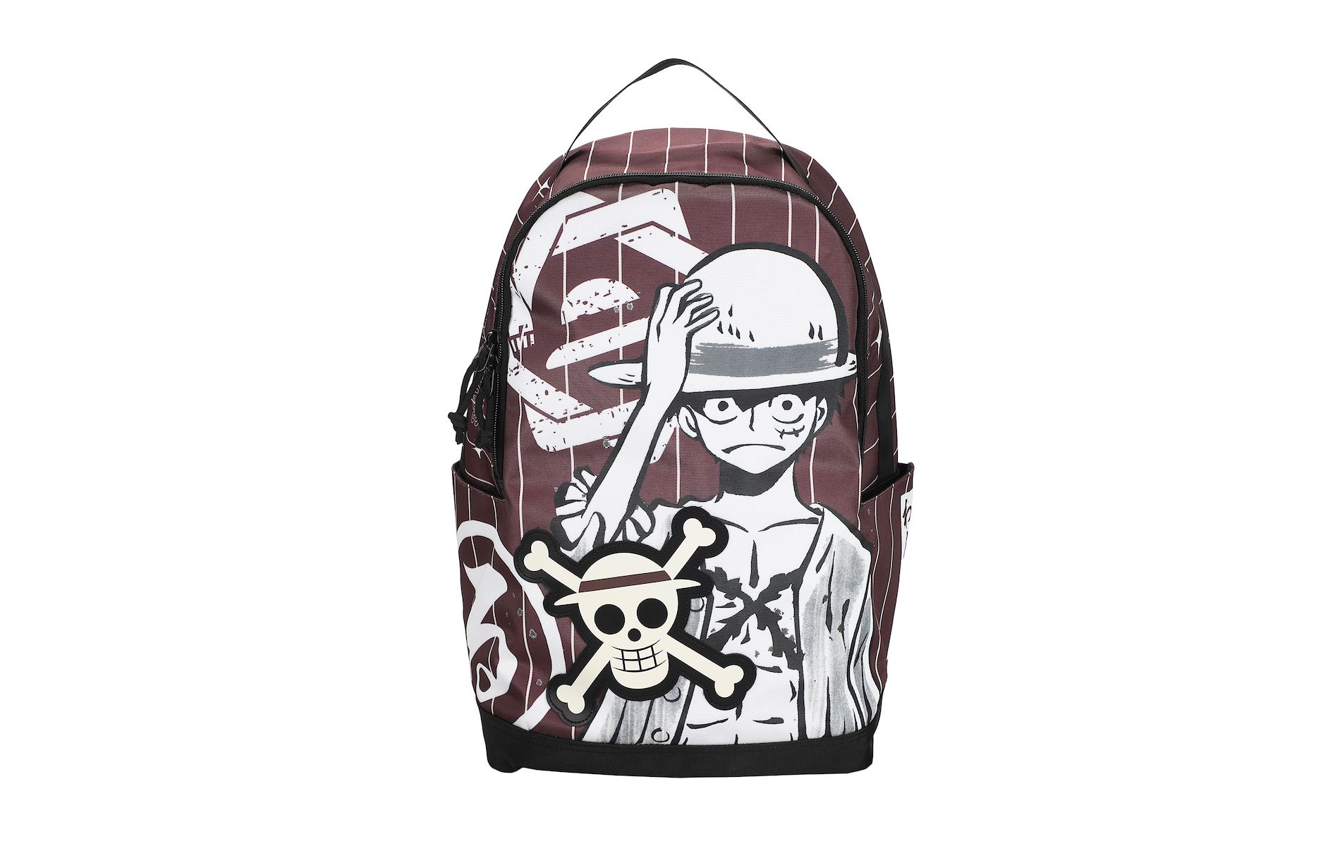 One Piece Luffy Character Art 18.5” Adult Brown Backpack