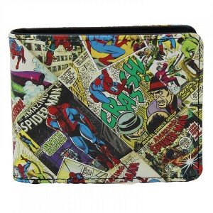 Adult Spider-Man Comic Pages Slim Bi-Fold Wallet - 1 of 3