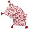 The Lakeside Collection Red Floral Runner - 4 of 4