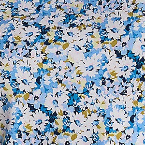 china blue daisy mini floral