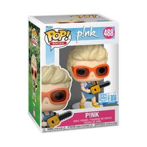 Funko Pop Rocks: Pink with Chainsaw Exclusive Music Figure #488