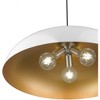 Livex Lighting Amador 3 - Light Pendant in  Shiny White/Polished Chrome - 2 of 4
