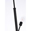 Elegant Lighting Axel Collection Chandelier D27.2 H32.5 Lt:10 Black and Brass Finish - 3 of 4