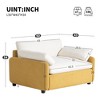 Chenille Sofa Chair: Wide, Deep, Modern, Color-Blocked - Ideal for Living Room, Apartment, Bedroom - 4 of 4