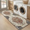 Hallway Runner Rug, Machine Washable Foldable Carpet, Low Pile Plush Polyester Area Rug for Kitchen, Bathroom, Bedroom & Living Room - 2 of 4