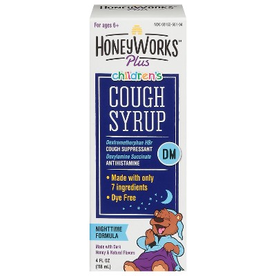 Honey Works Plus Children's Cough Syrup 4 fl oz
