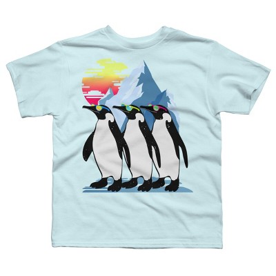 Boy's Design By Humans North Pole Summer By clingcling T-Shirt