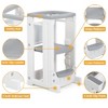 Whizmax Kids Kitchen Step Stool with White Board, Toddler Tower with 4 Adjustable Height and Safety Bar for Bathroom Sink Kitchen Counter - 2 of 4