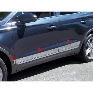 QAA is Compatible with 2015-2019 Lincoln MKC 3 Piece Stainless Tail Light Ring Accent Trim TR55640 - 1 of 4